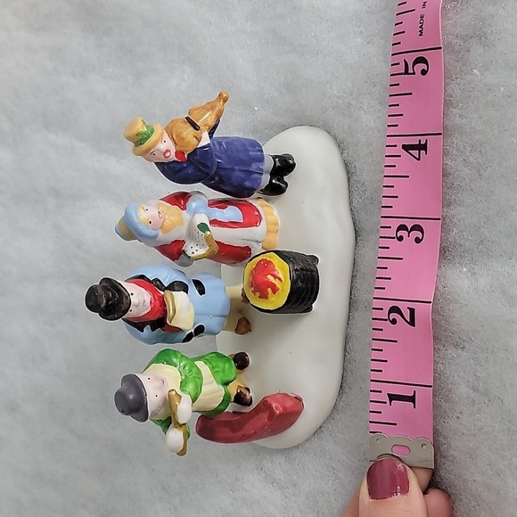 1994 Lemax Dickensvale Porcelain Carolling Quartet Figurines